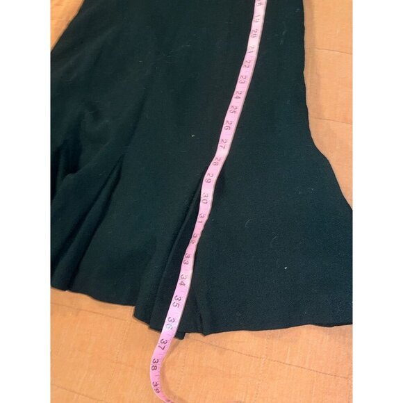 Lillie Rubin Vintage Black Sleeveless  Flared Mini Dress Women's Size M - Picture 7 of 8